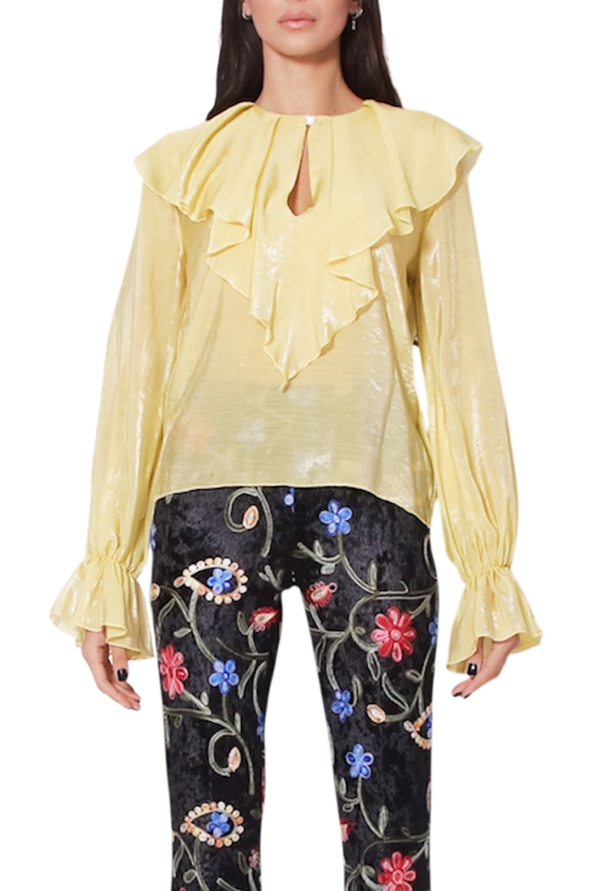 BLUSA CON ROUCHE