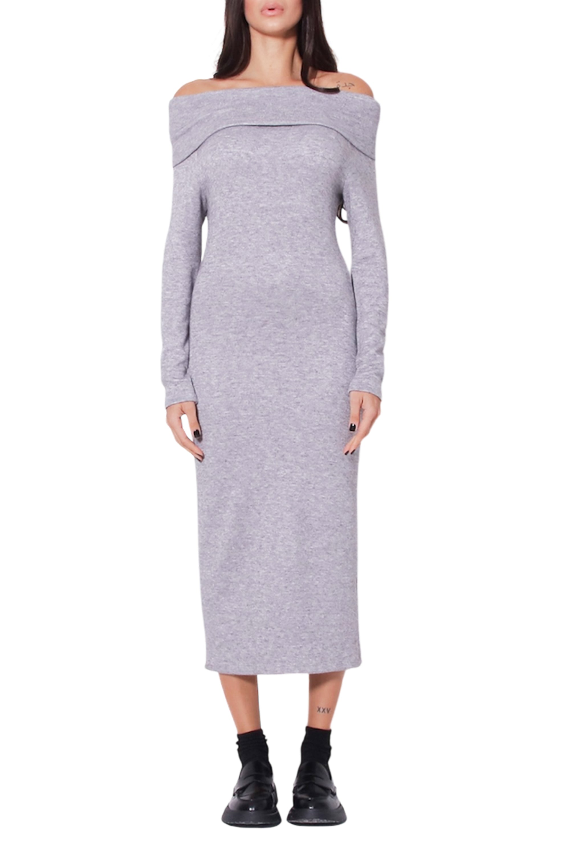 ABITO MIDI IN MAGLIA