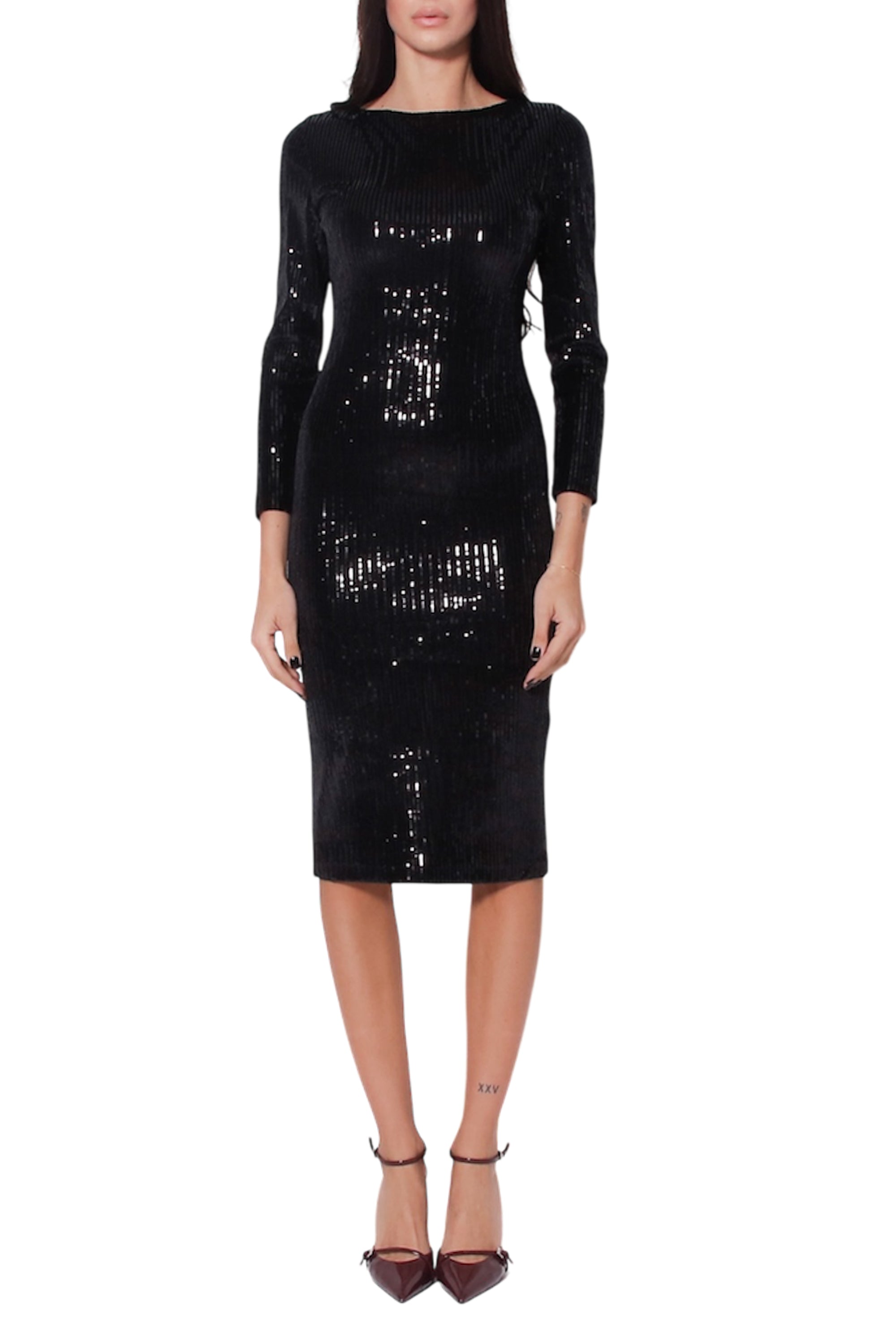 ABITO MIDI PAILLETTES