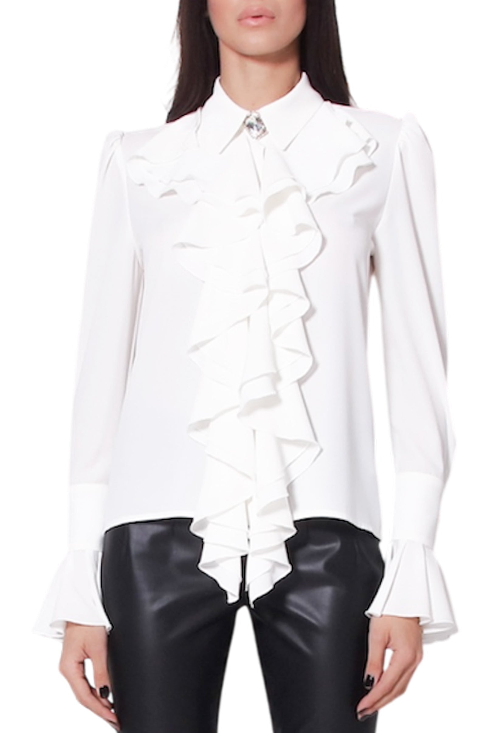 CAMICIA CON AMPIA ROUCHE