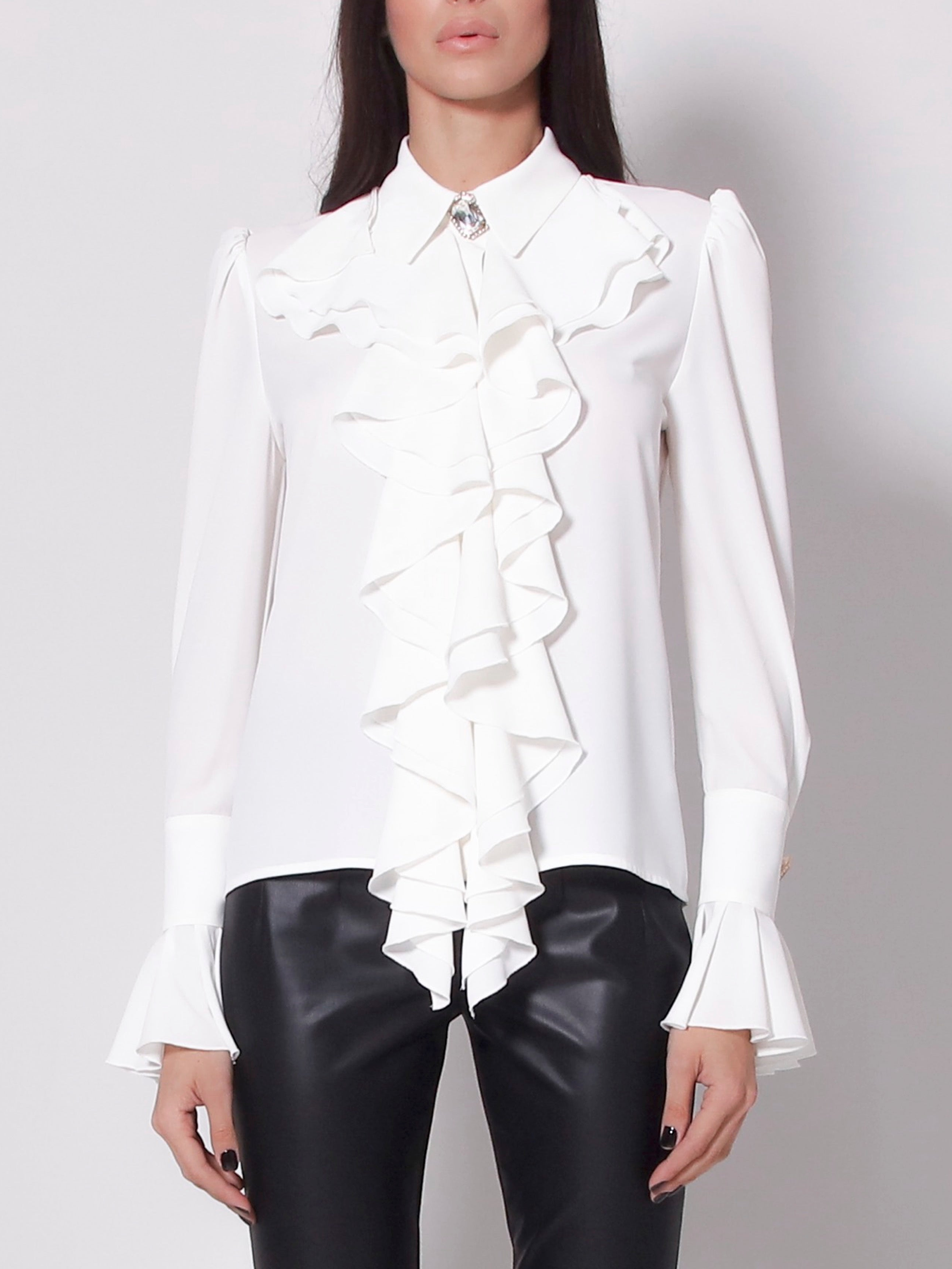 CAMICIA CON AMPIA ROUCHE