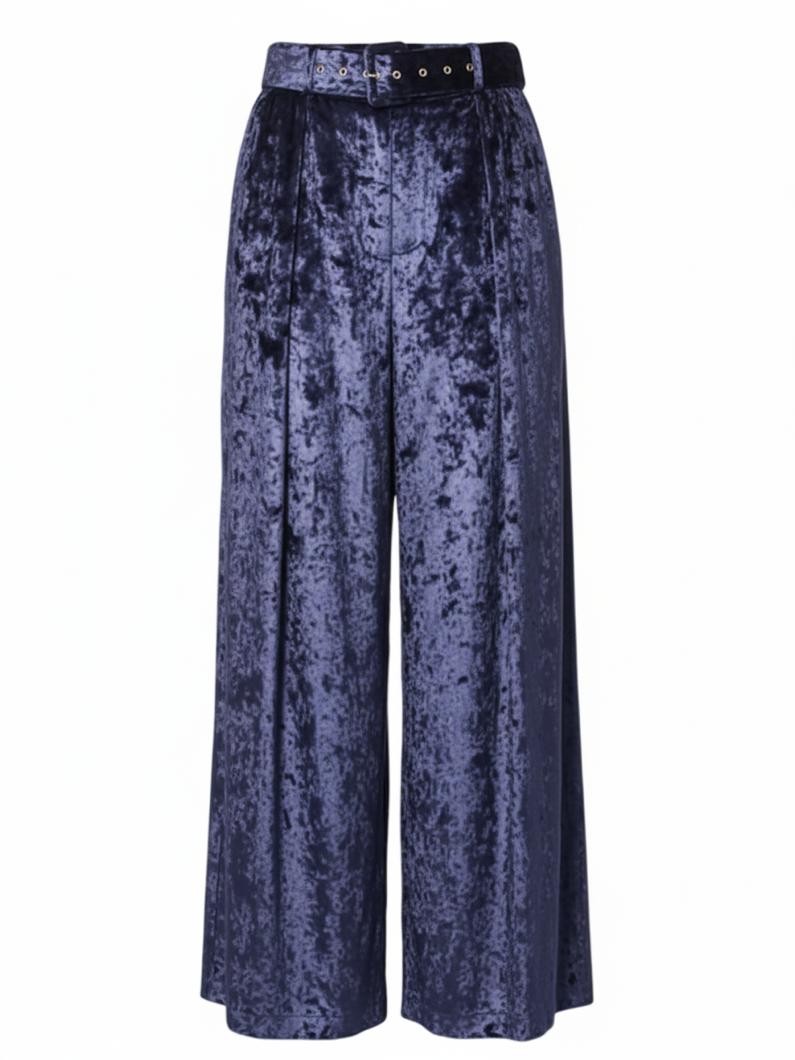 PANTALONE GAMBA LARGA E PINCES