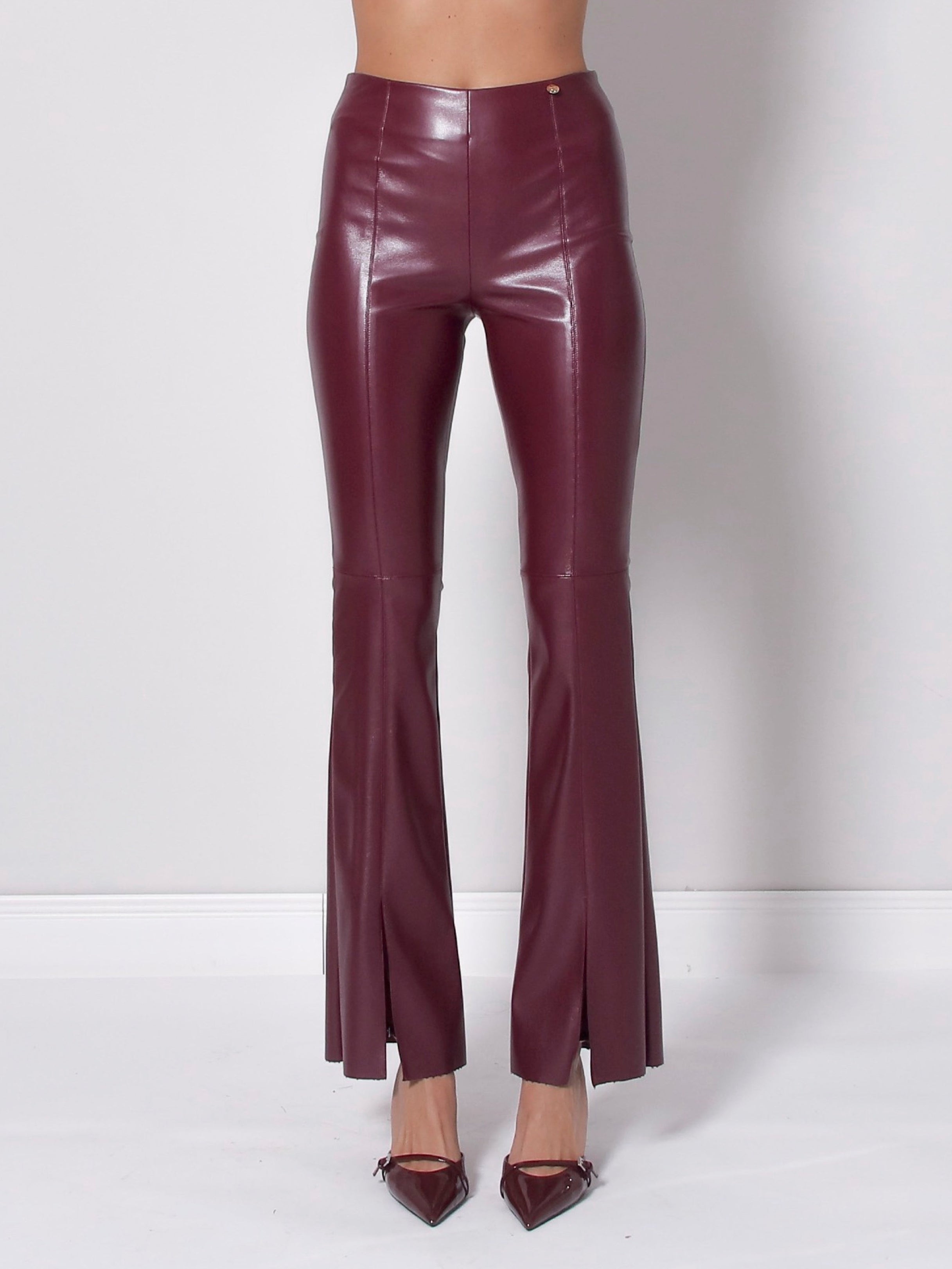 PANTALONE ZAMPA ECOPELLE