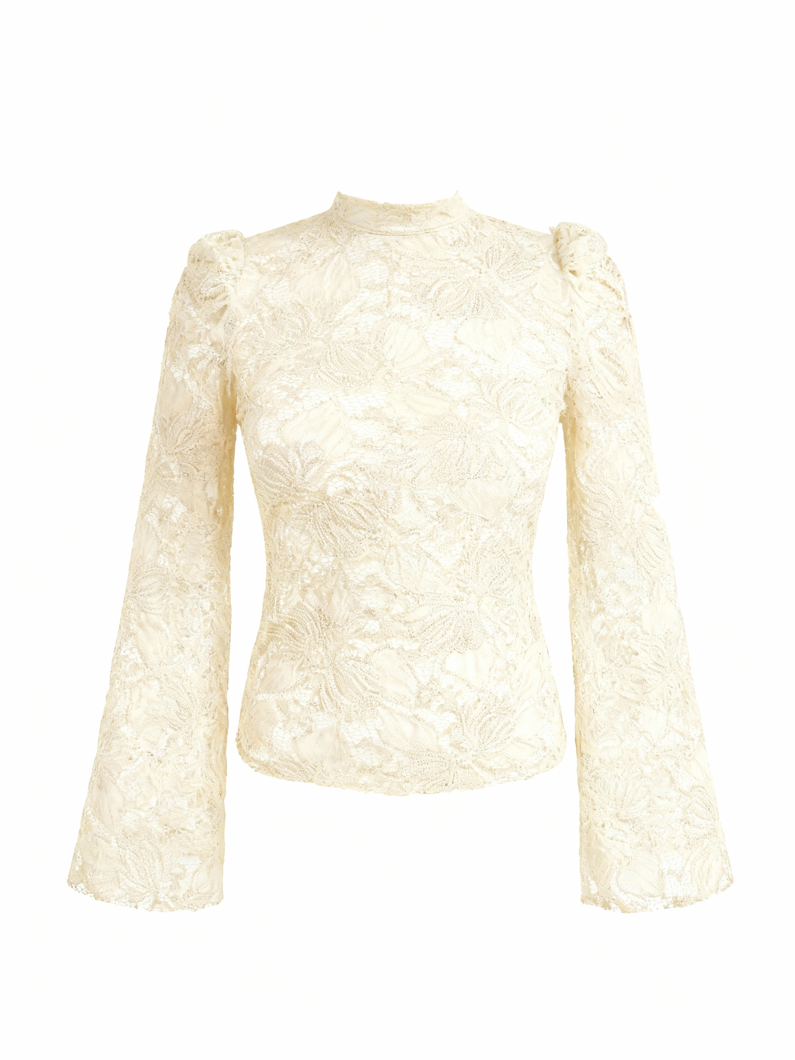 BLUSA IN PIZZO