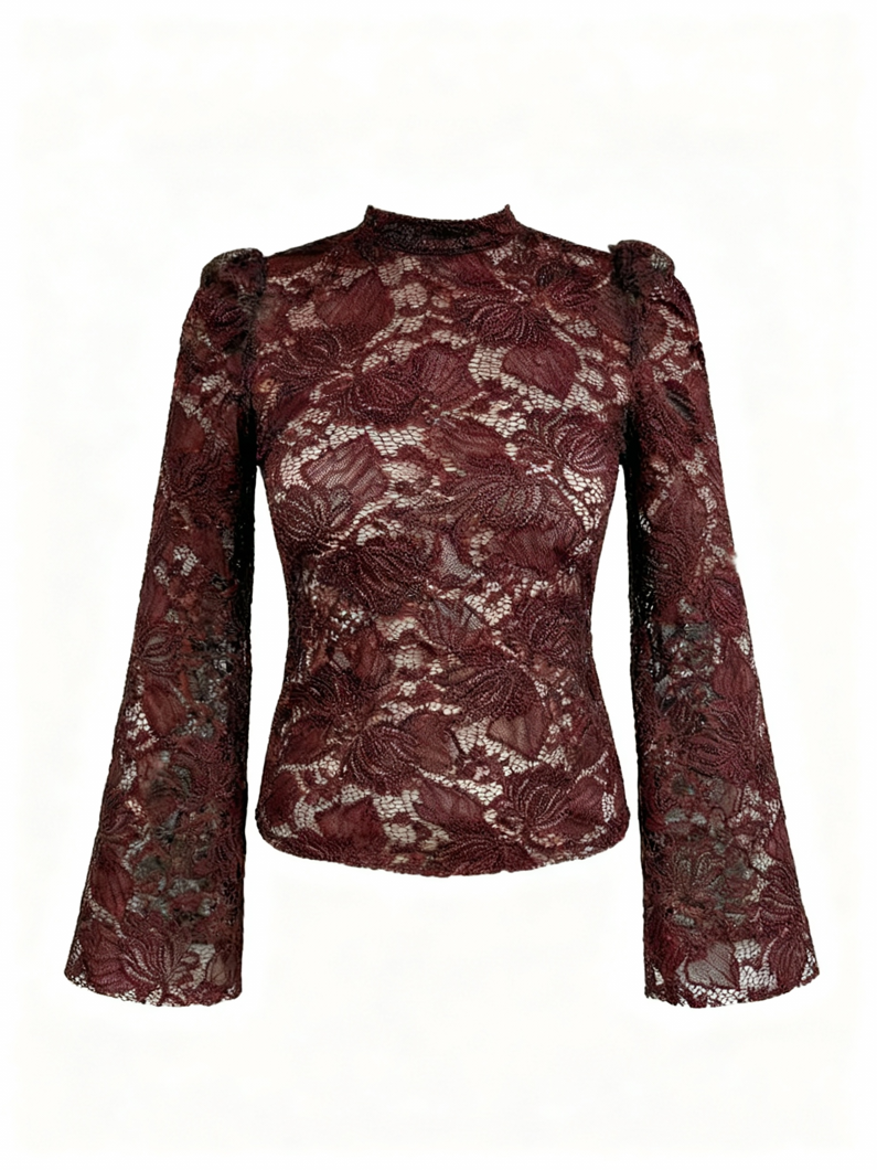 BLUSA IN PIZZO