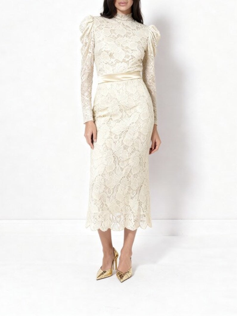 GONNA LONGUETTE IN PIZZO