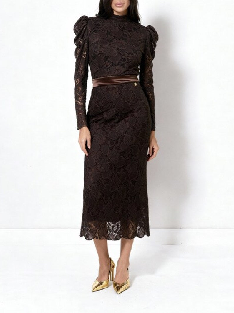 GONNA LONGUETTE IN PIZZO