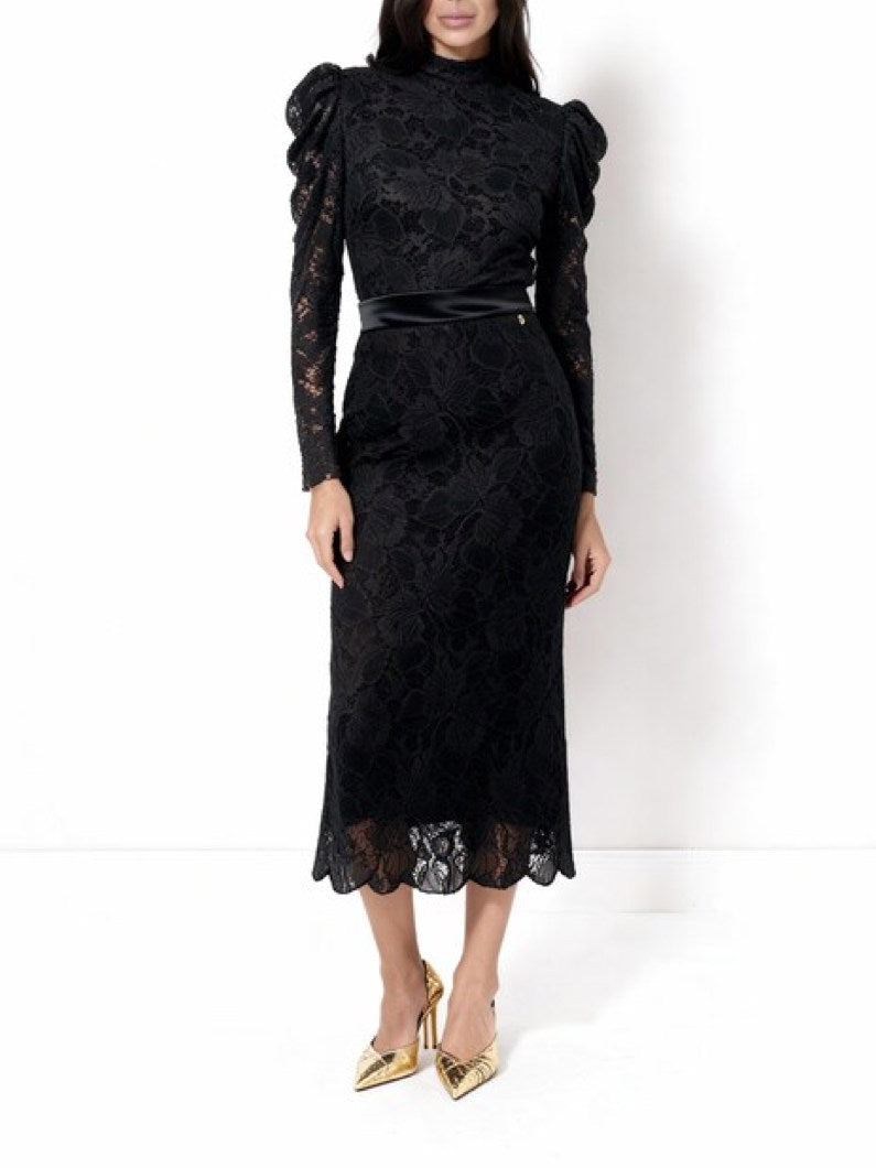 GONNA LONGUETTE IN PIZZO