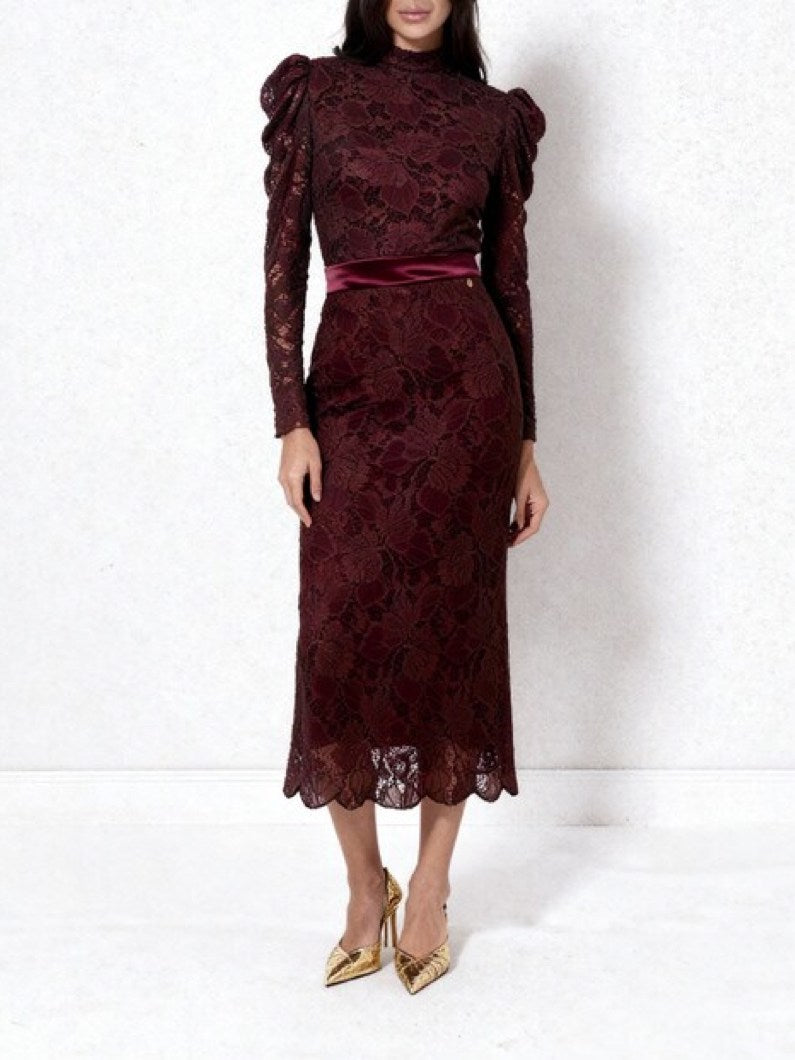 GONNA LONGUETTE IN PIZZO