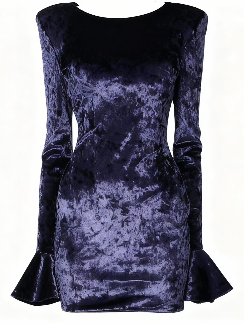 ABITO CORTO IN CINIGLIA MANICA LUNGA