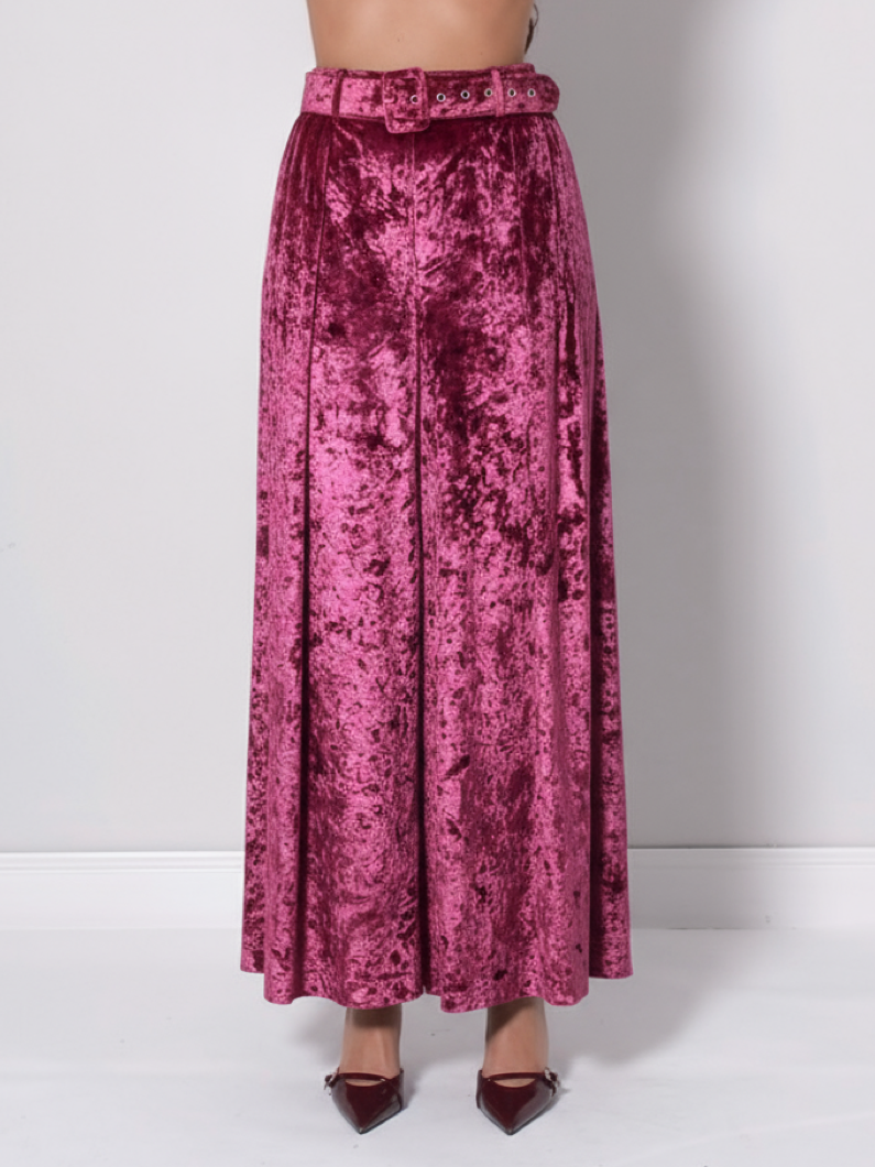 PANTALONE GAMBA LARGA E PINCES