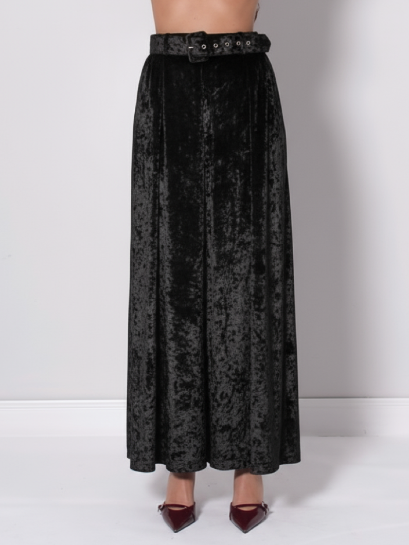 PANTALONE GAMBA LARGA E PINCES