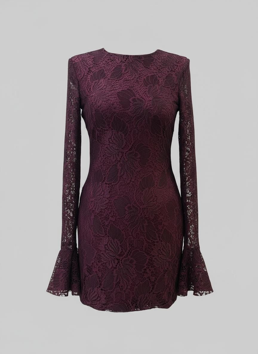 VESTITO TUBINO PIZZO