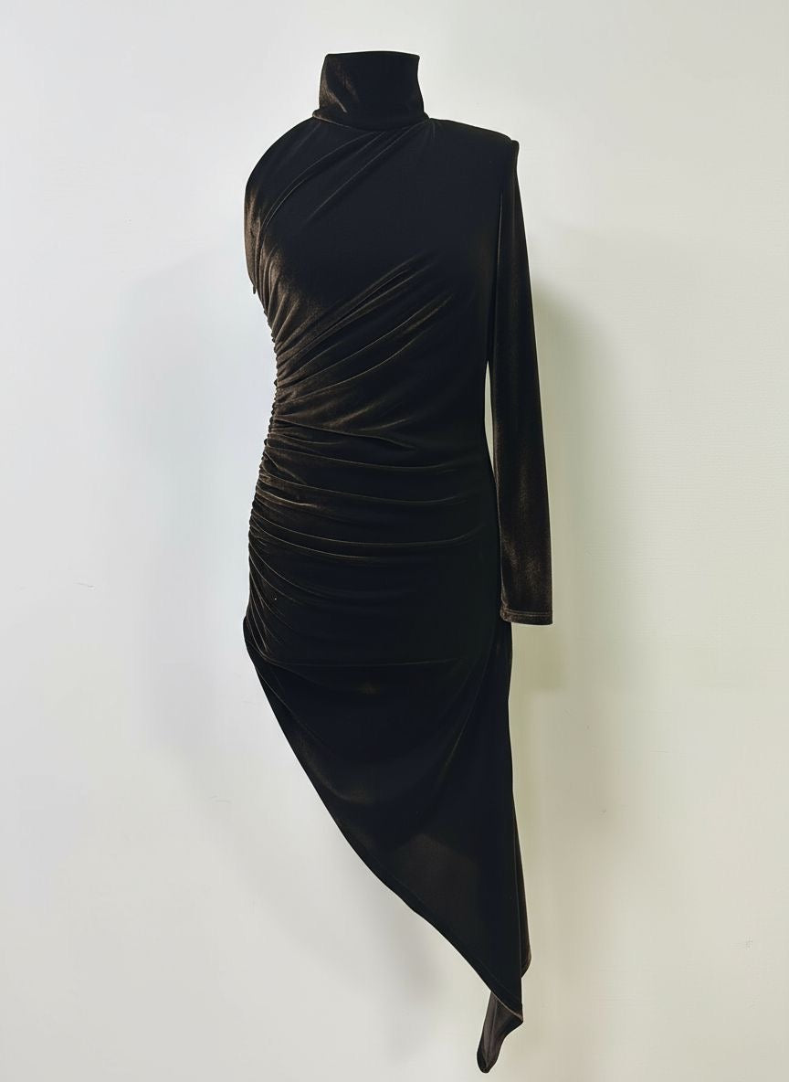 VESTITO ASIMMETRICO MONOSPALLA