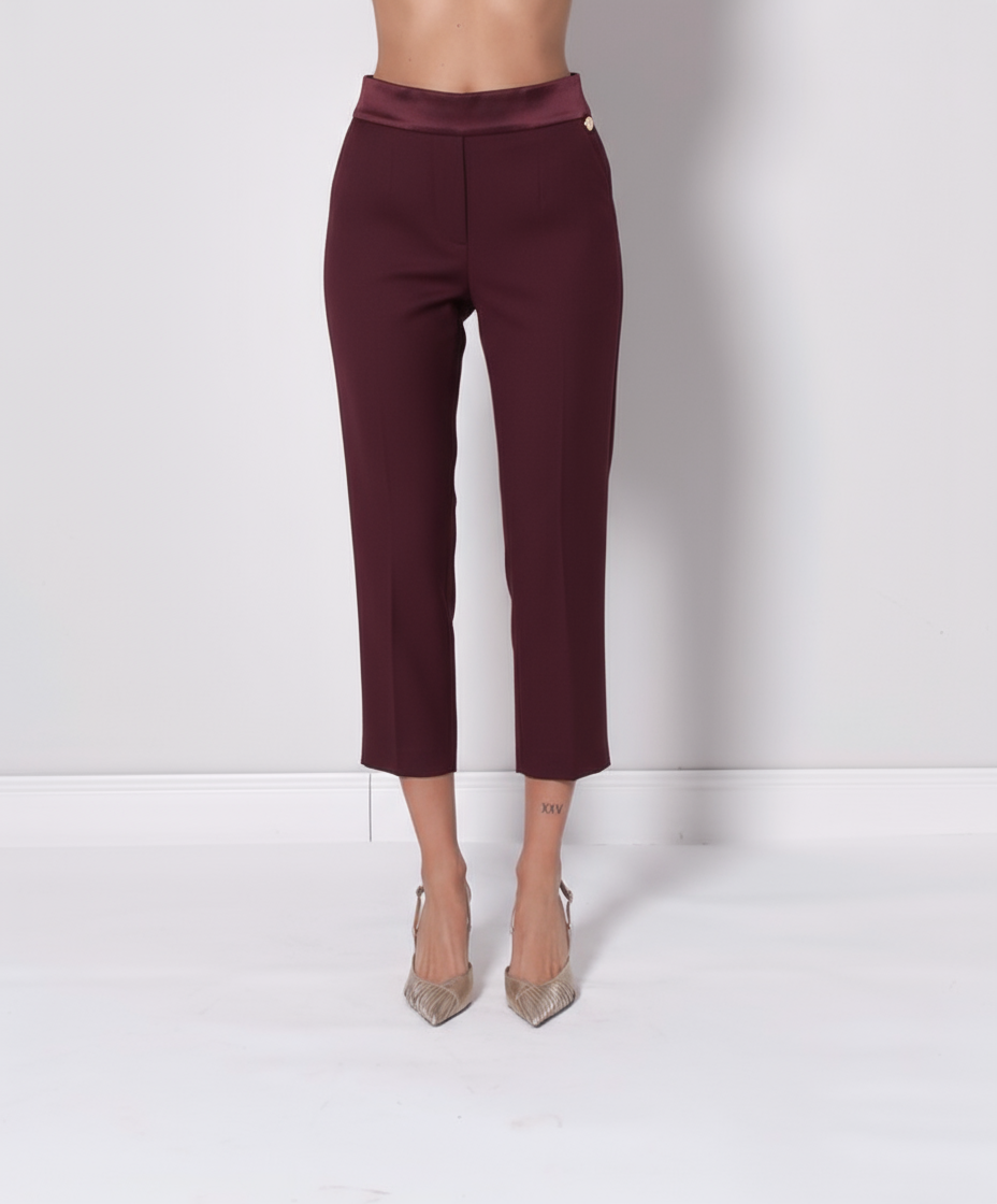 PANTALONE BUSTINO RASO