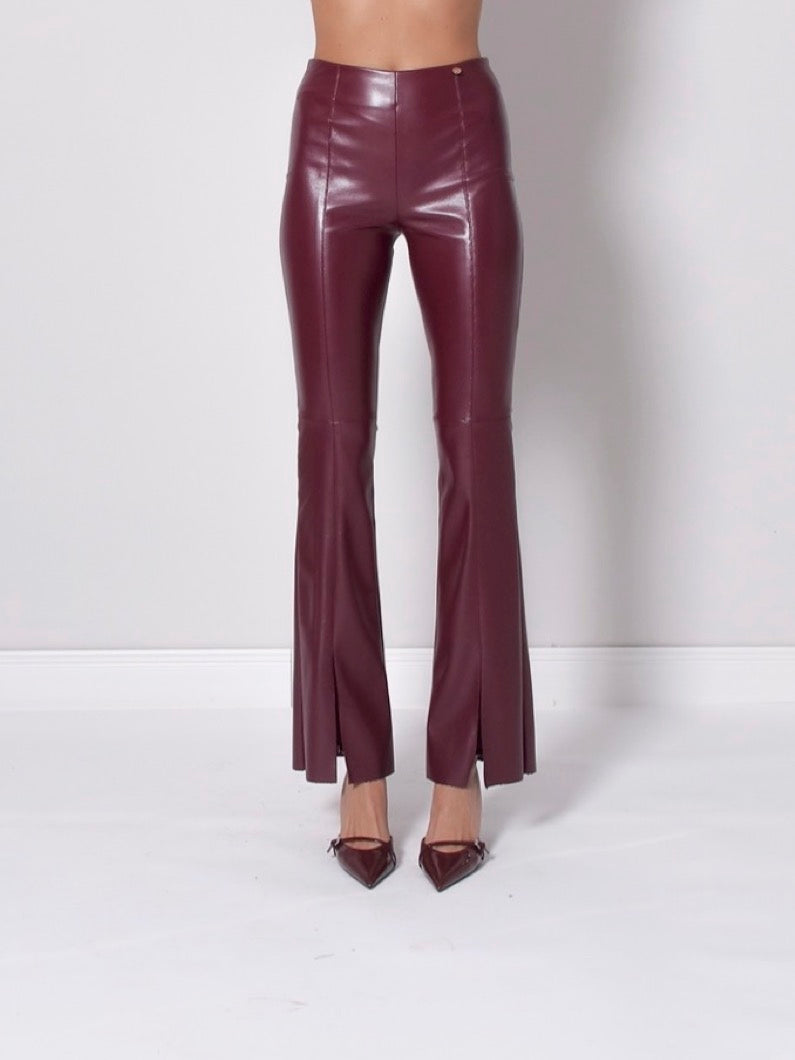 PANTALONE ZAMPA ECOPELLE