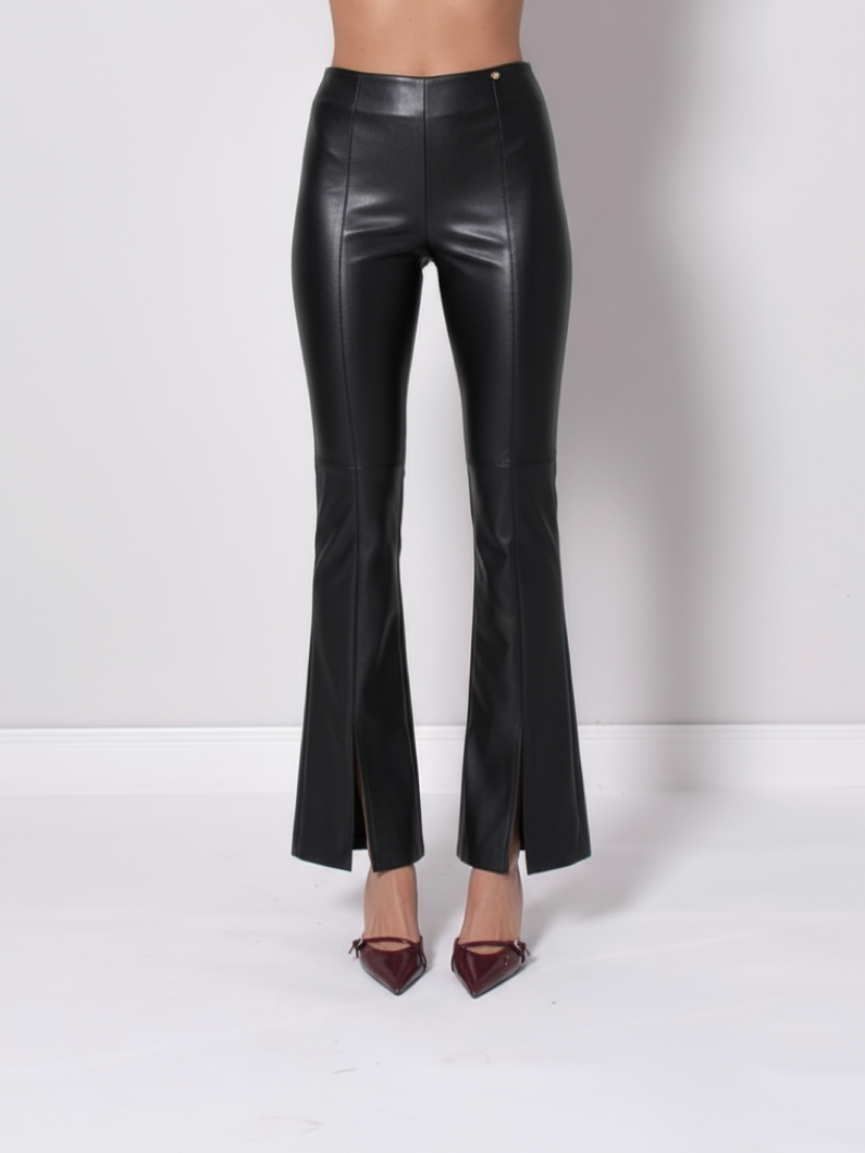 PANTALONE ZAMPA ECOPELLE