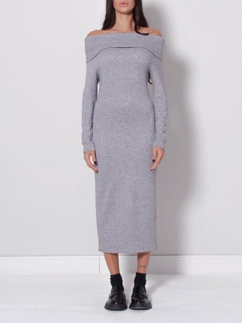 ABITO MIDI IN MAGLIA