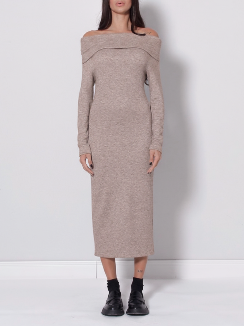 ABITO MIDI IN MAGLIA
