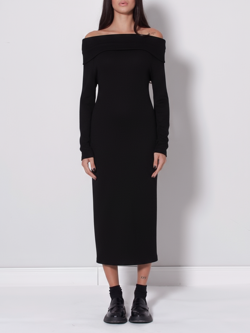 ABITO MIDI IN MAGLIA